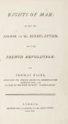 Paine (Thomas) - Rights of Man, being an Answer to Mr. Burke`s Attack on the French Revolution,