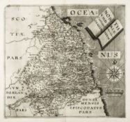 A small mixed group of English county maps, comprising Cornwall by Robert Morden for `New