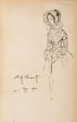 Brock (H.M. and C.E.).- Gaskell (Elizabeth) - Cranford,  signed pen and ink drawing by H.M.Brock to