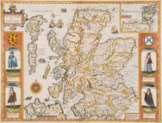 Speed (John) - The Kingdome of Scotland, inset map of the   Yles of Orknay  , upper right,