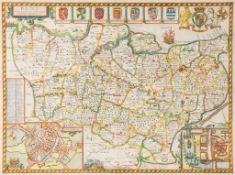 Speed (John) - Kent with her Cities and Earles Described and observed, with inset plans of