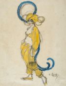 Anderson (Percy) and others. - Twelve watercolour or gouache costume designs, including one by