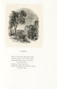 Poems, one of 100 large paper copies, plates and illustrations  (Alfred,  Lord  )   Poems, one of