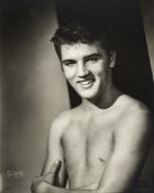 MEM Two black and white photographs of Elvis Presley taken by William Speer... MEM Two black and