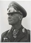 SP A 24 x 18cm black and white head and shoulders photograph of German Field... SP A 24 x 18cm black