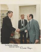 SP A colour 10 x 8" official White House photograph showing Ronald Reagan... SP A colour 10 x 8"