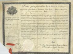 COL An interesting collection of French royal documents COL An interesting collection of French