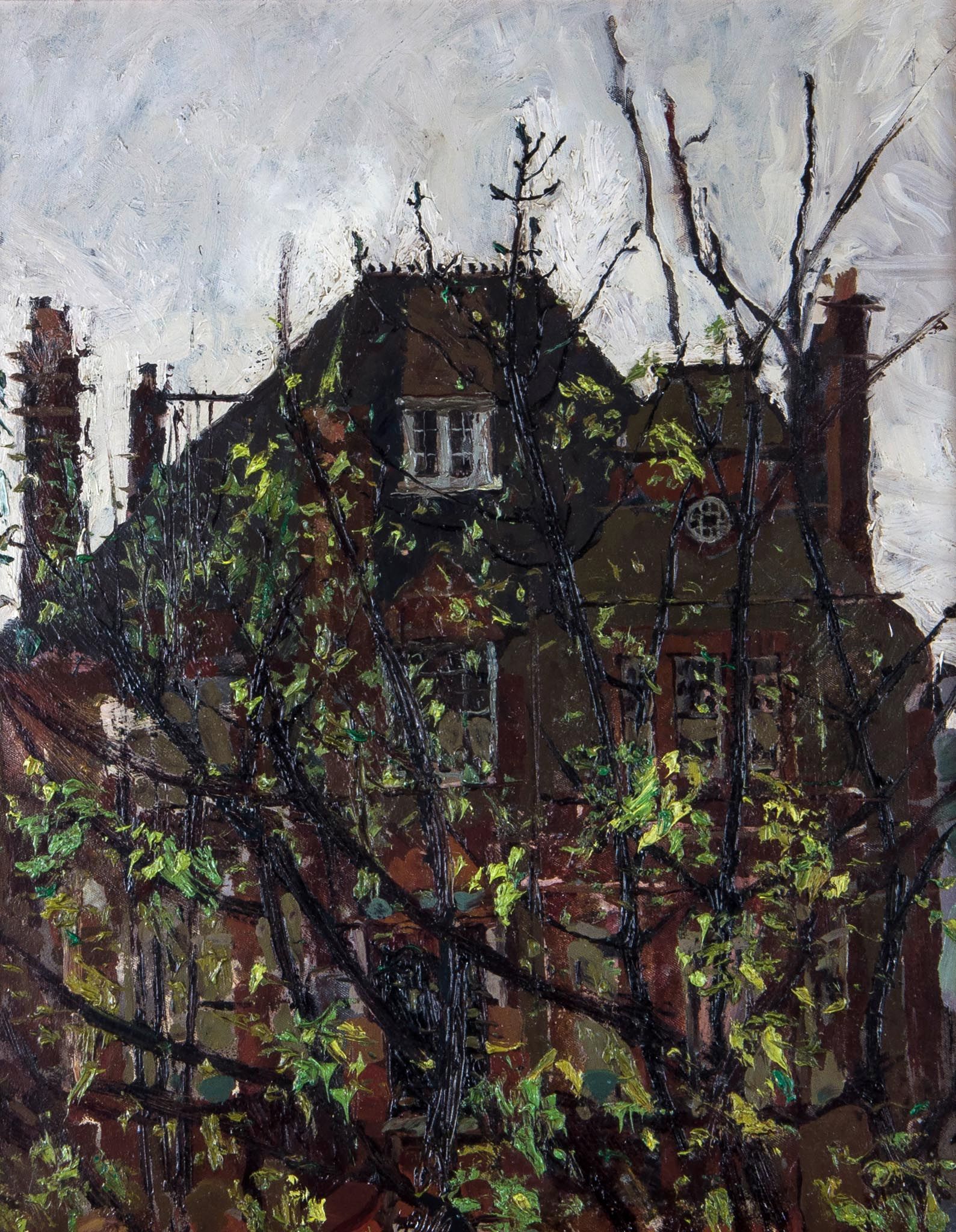 Robert Lenkiewicz (1941-2002) - Eton Avenue oil on canvas 30 x 24 in., 76.3 x 59.8 cm A view of