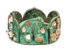 Grayson Perry (b. 1960) - Untitled (Crown), 1982-3 six individually cast bronze arches, joined by an