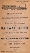 Baker (Edward) - A Handbook to various Publications, Documents, and Charts connected with the Rise