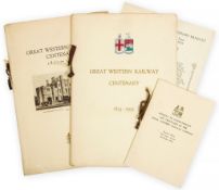 Great Western Railway Company. - Great Western Railway Centenary 1835-1935,  with both menu for