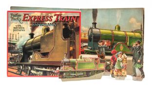 publishers ) Father Tuck`s Express Train Panorama with movable figures  publishers  )     Father