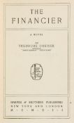 Dreiser (Theodore) - The Financier, 1912; The Titan, 1914; The Stoic,   Garden City, NY,   1947,