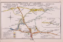 Official Railway Junction Diagrams,  158 lithographed plates, some hand-colouring, with inserted