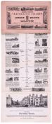 Railway Chronicle Travelling Charts.- - A group of six charts, including London to Woking and