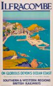 Spradberry (Walter E 1889-1969) - Ilfracombe, British Railways. Poster  lithograph in colours,
