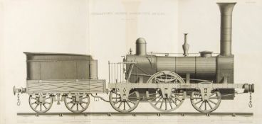 [Marshall (W.P.)] - Description of the Patent Locomotive Steam Engine of Messrs. Robert Stephenson
