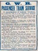 Great Western Railway Company. - Departmental Report and History of the Railway Strike Declared 6.