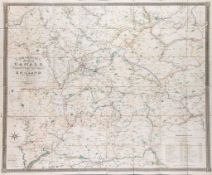 Bradshaw (George) - Map of Canals, Navigable Rivers, Rail Roads &c.,  in the Midland Counties of