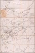 Airey (John) - Airey`s Railway Map of Scotland, showing from Carlisle to Thurso,   lithographed