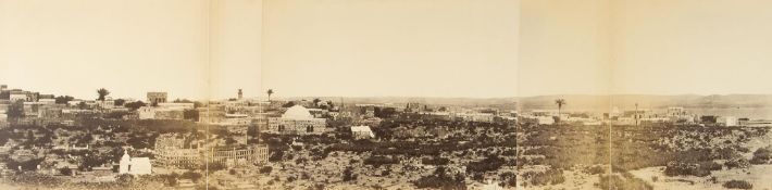 Louis Vignes (1831-1896) - Tiberias, Sea of Galilee, ca.1860 Three albumen prints arranged as a