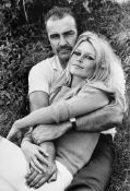 Terry O`Neill (b.1938) - Brigitte Bardot and Sean Connery, France, 1968 Gelatin silver print,