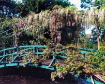 Stephen Shore (b.1947) - Giverny 23, Wisteria Covered Bridge, ca.1977 Chromogenic print, printed