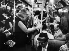Garry Winogrand (1928-1984) - Commuters Riding the Subway from Queens to Manhattan, NYC, 1966