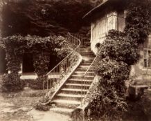 Eugene Atget (1857-1929) - Petit Trianon, (Versailles), 1921 Albumen print on gold chloride printing