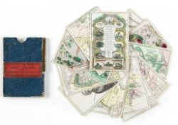 SABB - Sabbath School Cards, or Scripture Maps, &c.,  12 engraved cards (all but 1 hand-coloured)