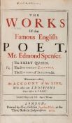 Spenser (Edmund) - The Works...,  third collected edition, title in red and black, leaf of