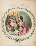 [Grimaldi (Stacey)] - The Lady`s Toilet,  coloured title-page, 9 hand-coloured engraved plates, each