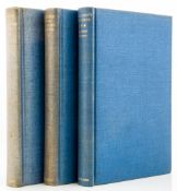 Sassoon (Siegfried) - [The Sherston Trilogy], 3 vol.,  comprising   Memoirs of a Fox-Hunting Man,