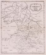 Morden (Robert) - Cambridge Shire,  engraved map by Sutton Nicholls, 430 x 365mm., central