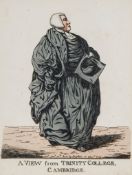 Robert Dighton (c.1752-1814) - A group of 11 caricature portraits of Cambridge figures, comprising 6