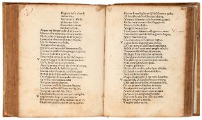 Petrarca (Francesco) - Sonetti e canzoni. Trionfi.,175 ff. (of 176, lacking blank f.172), 32