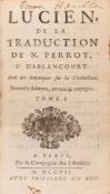 .- Lucien de Samosate. Lucien de la Traduction de N. Perrot, vol (Emma,Lady Hamilton, Nelson`s