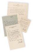 2 Autograph Letters signed & 1 Autograph Postcard signed to Oliver Smith, 2pp (Eric,artist,