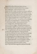 Politianus (Angelus) - Silva cui titulus Rusticus,first edition, with a few ink corrections to the