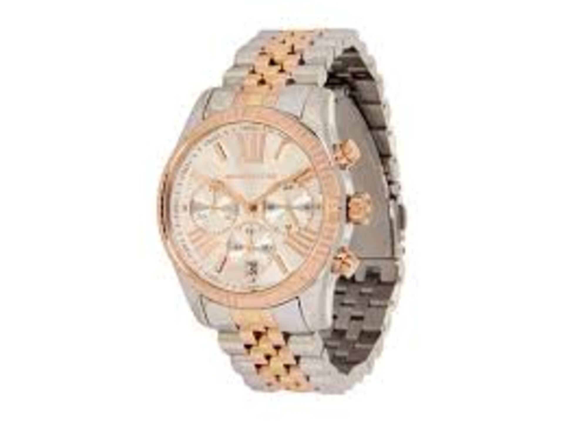 Ladies Michael Kors watch from the lexington collection, model number Mk5735.  Stainless steel/tri- - Image 2 of 2