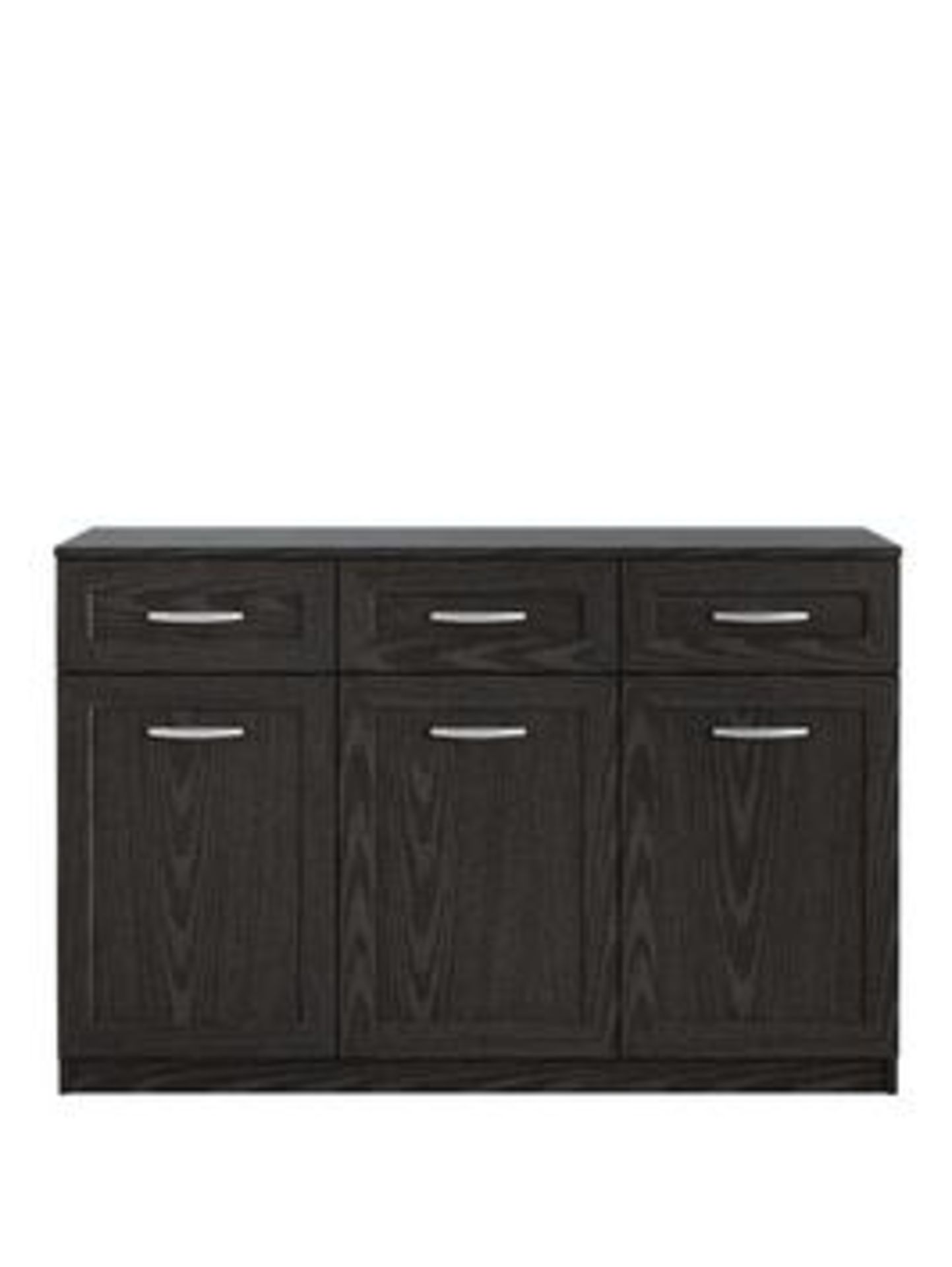 Oslo Sideboard 3drw 3dr in black ash 1 of 1