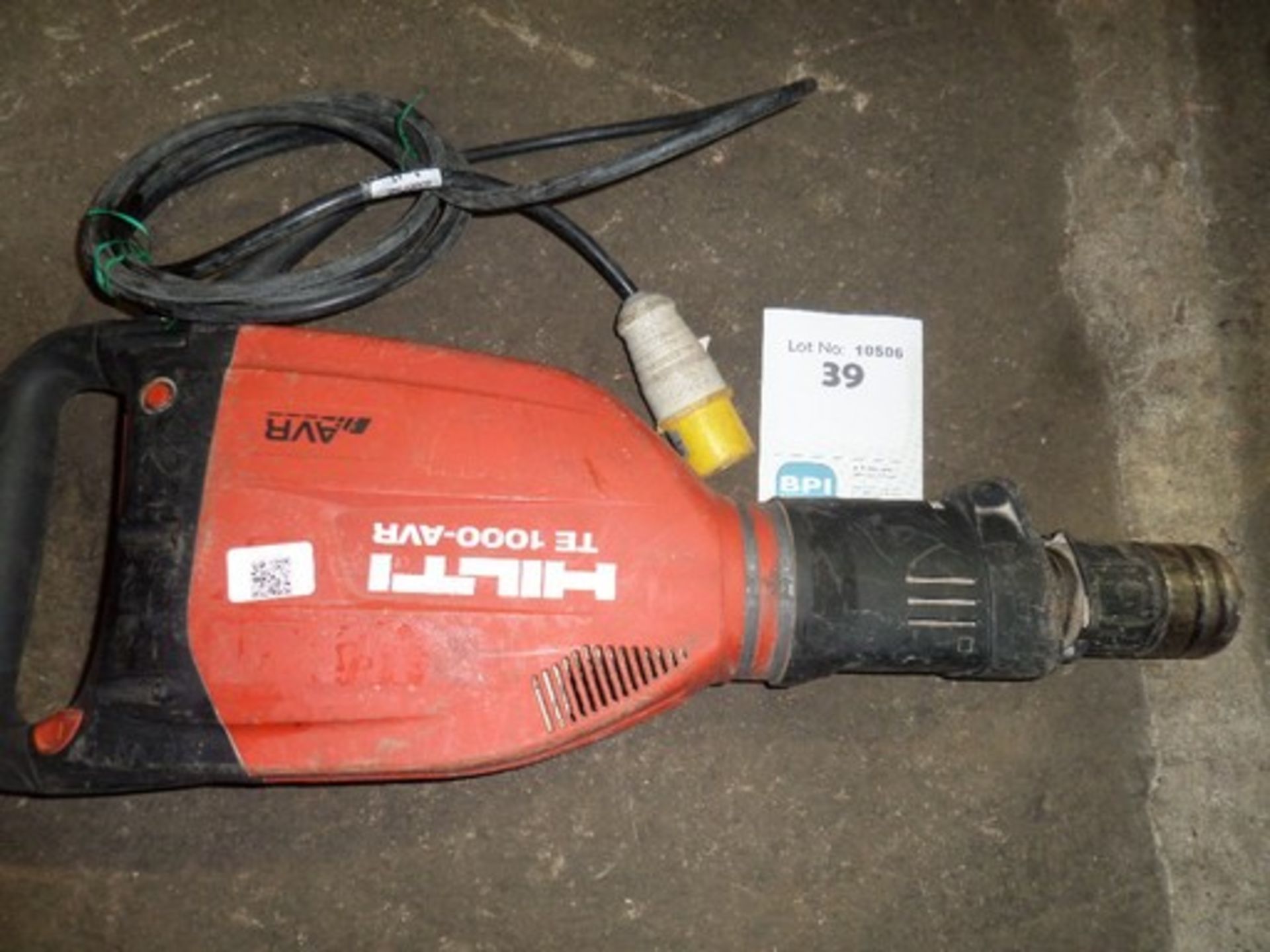 Hilti TE 1000 AVR {015170} BREAKER-  VIBRATION-DAMPED-  110V 110v 16amp connection and appears to be