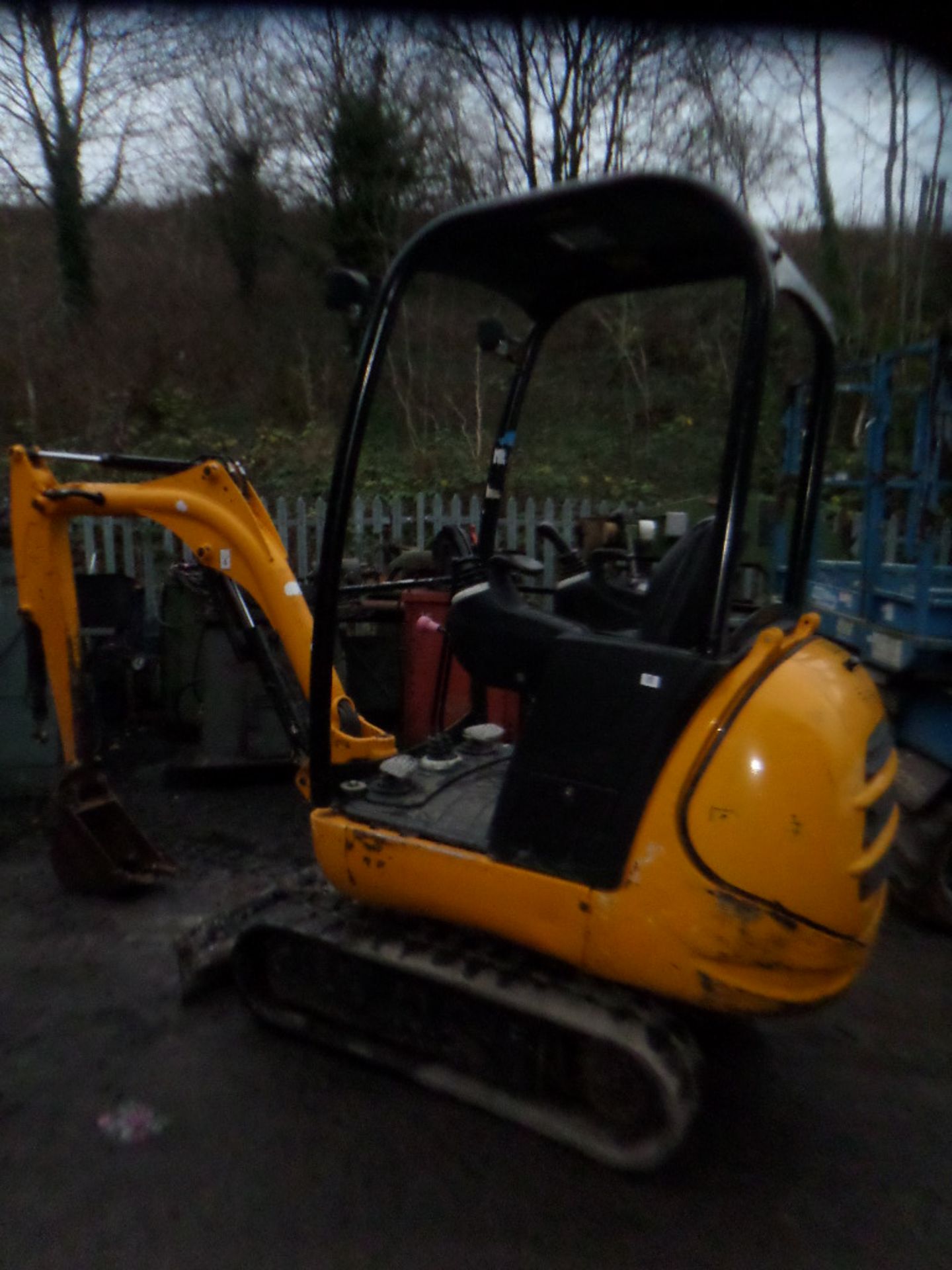 JCB 8014 2011 1.5t mini digger with canopy