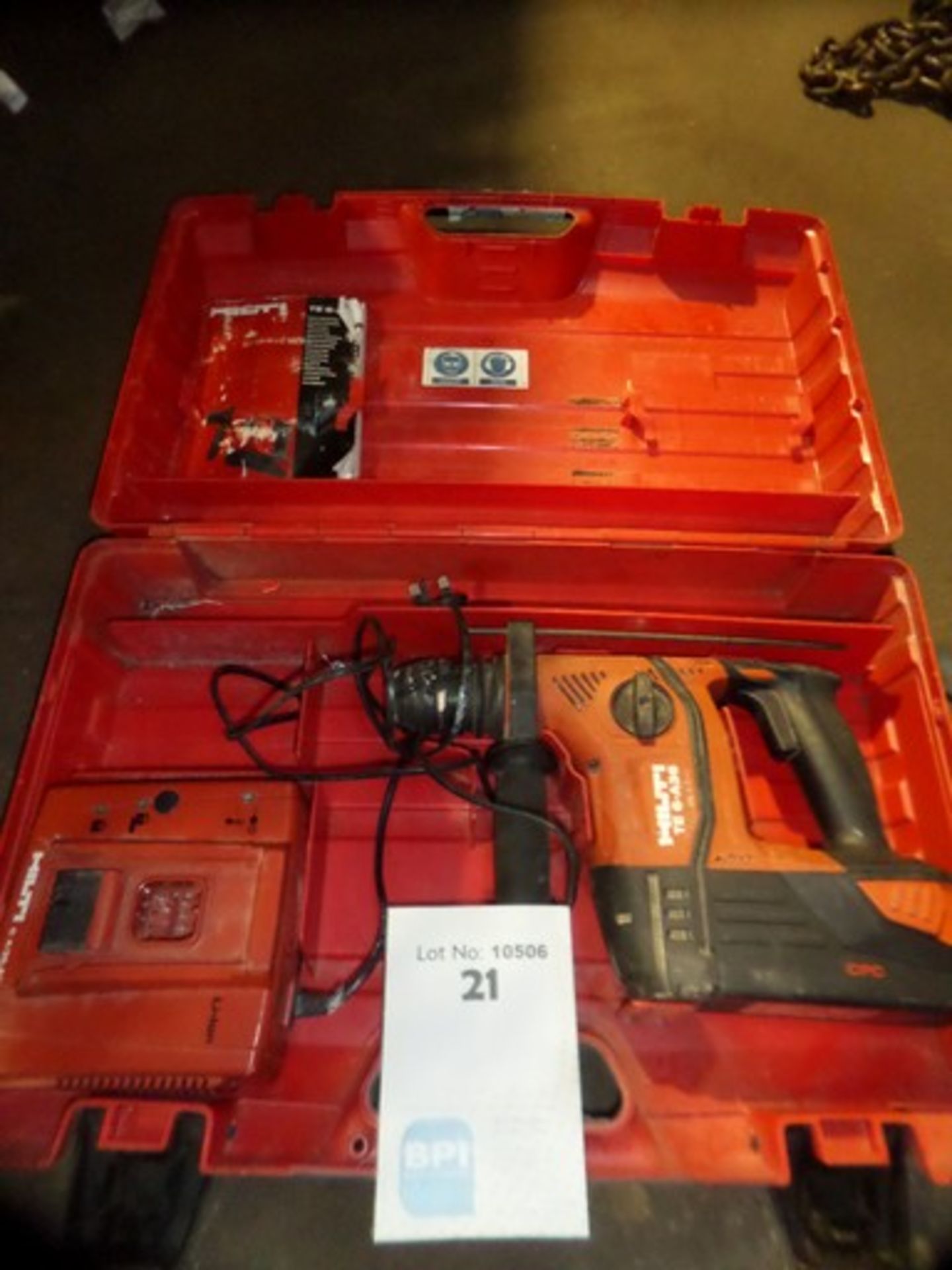 Hilti TE 6-A36 {015207} DRILL-  HAMMER-  36V BATTERY Comes in original case and is complete with