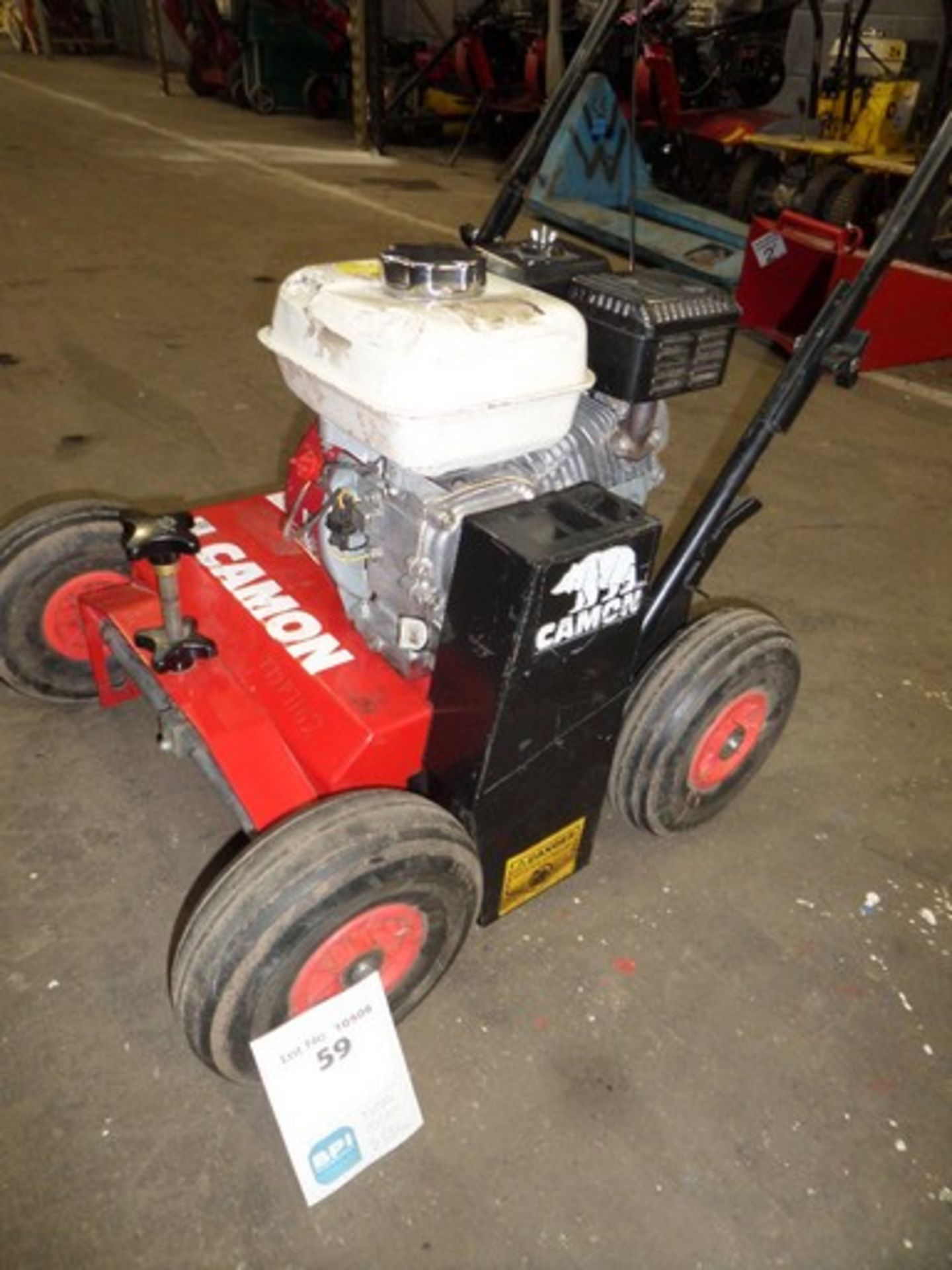 CAMON  {014986} Petrol Lawn Scarifier Petrol powered by Honda GX160 engine and is working fine but