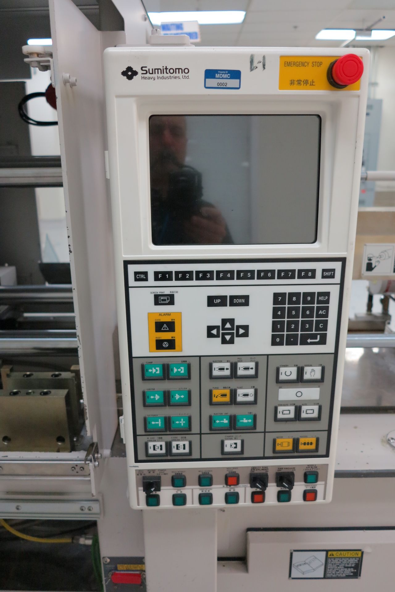 35 Ton, 1.04 oz. SUMITOMO SD35E Electric Injection Molding Machine - Image 3 of 7