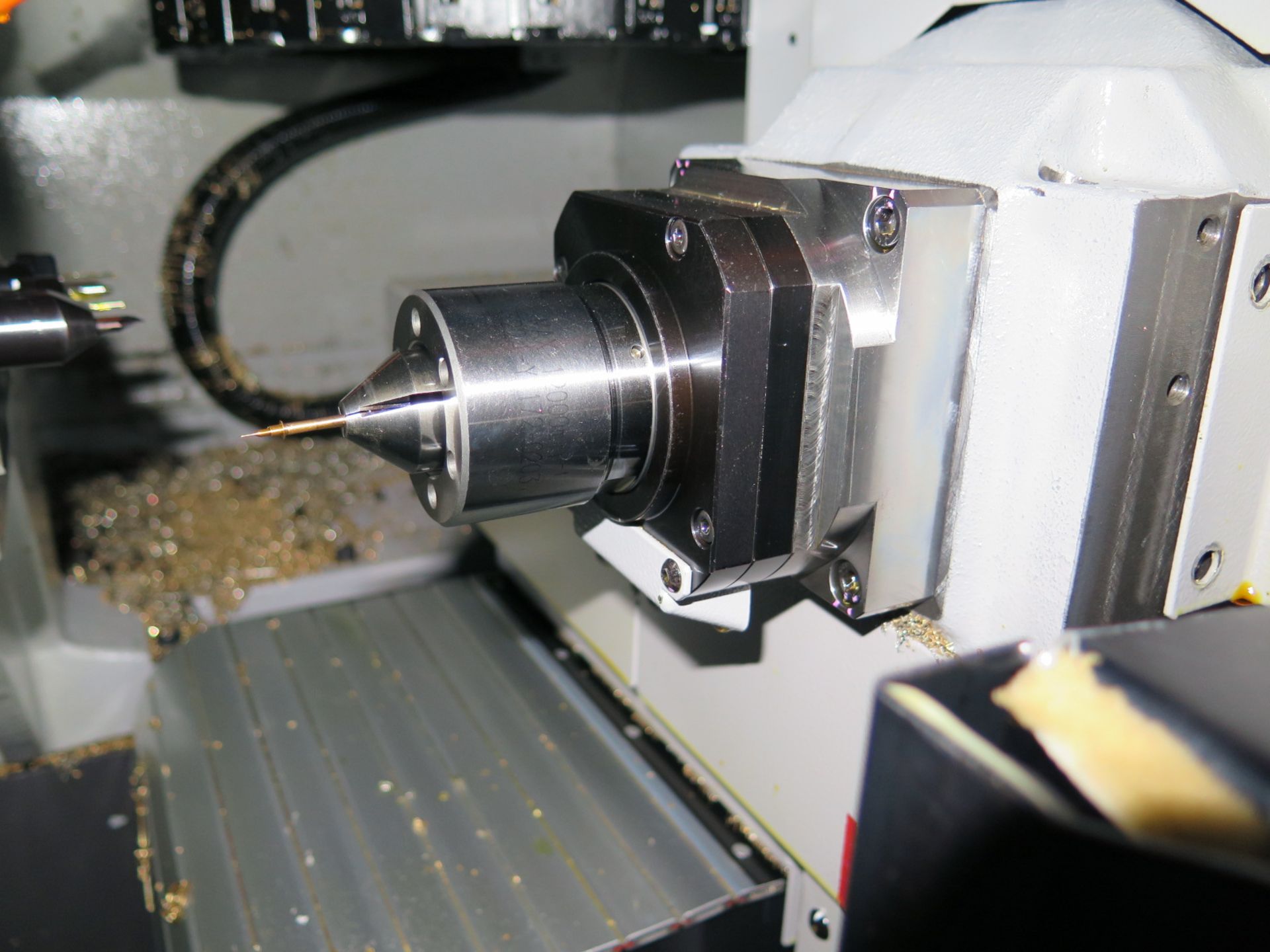 2011 Tsugami BE20-V Twin Spindle 5-Axis Live Tooling CNC Screw Machine s/n 6015 w/ Fanuc Series - Image 9 of 16