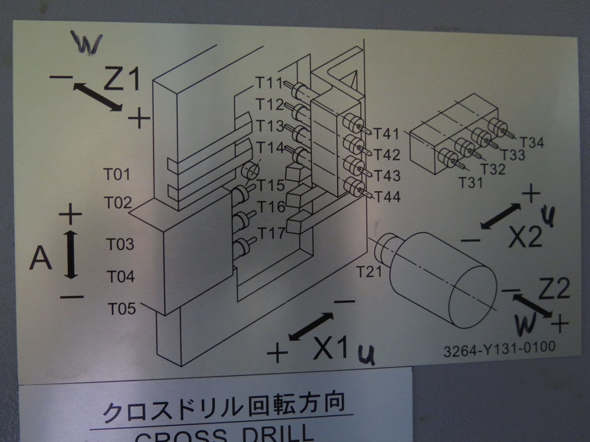 2011 Tsugami BE20-V Twin Spindle 5-Axis Live Tooling CNC Screw Machine s/n 6015 w/ Fanuc Series - Image 13 of 16