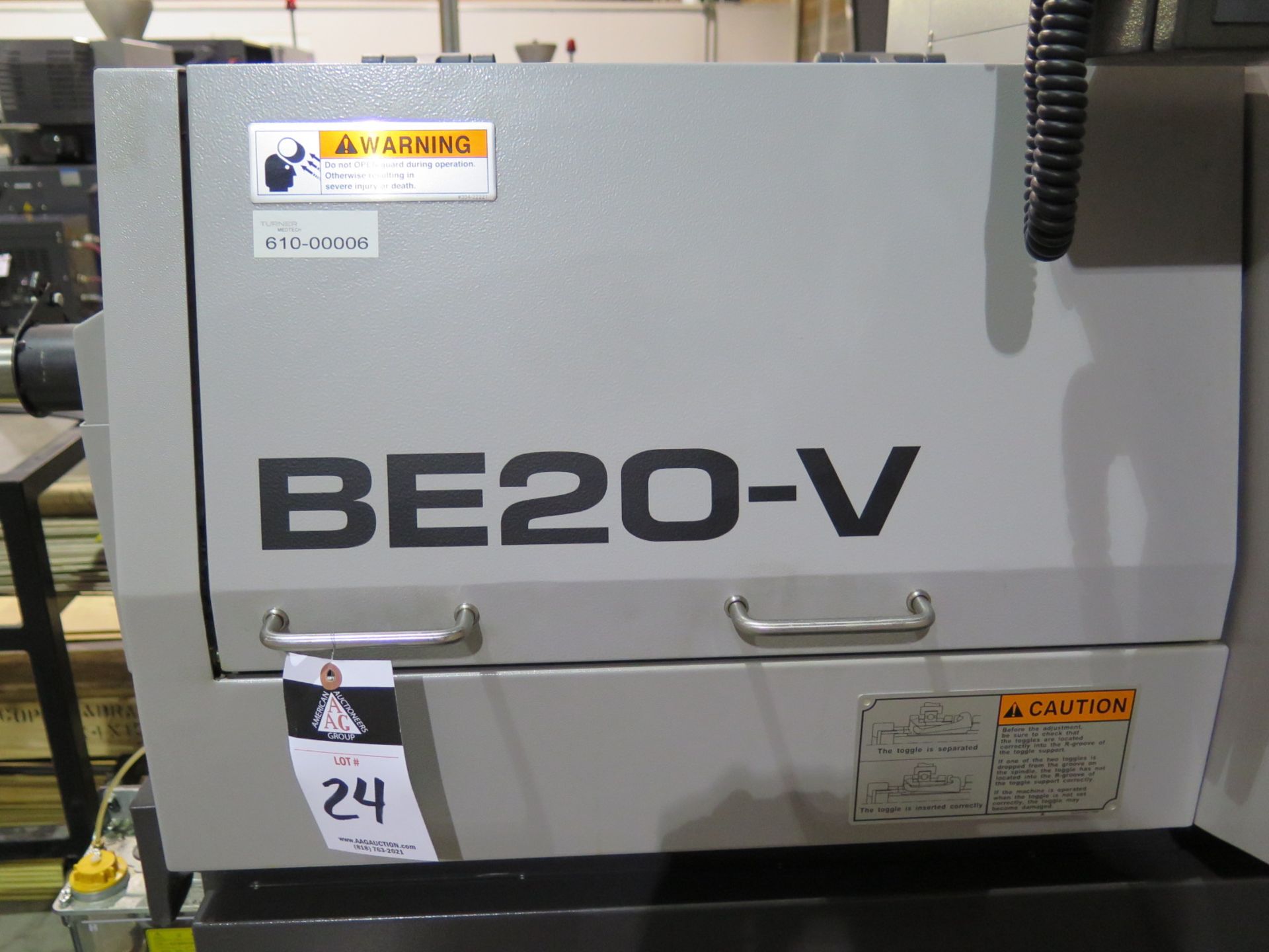 2011 Tsugami BE20-V Twin Spindle 5-Axis Live Tooling CNC Screw Machine s/n 6015 w/ Fanuc Series - Image 4 of 16