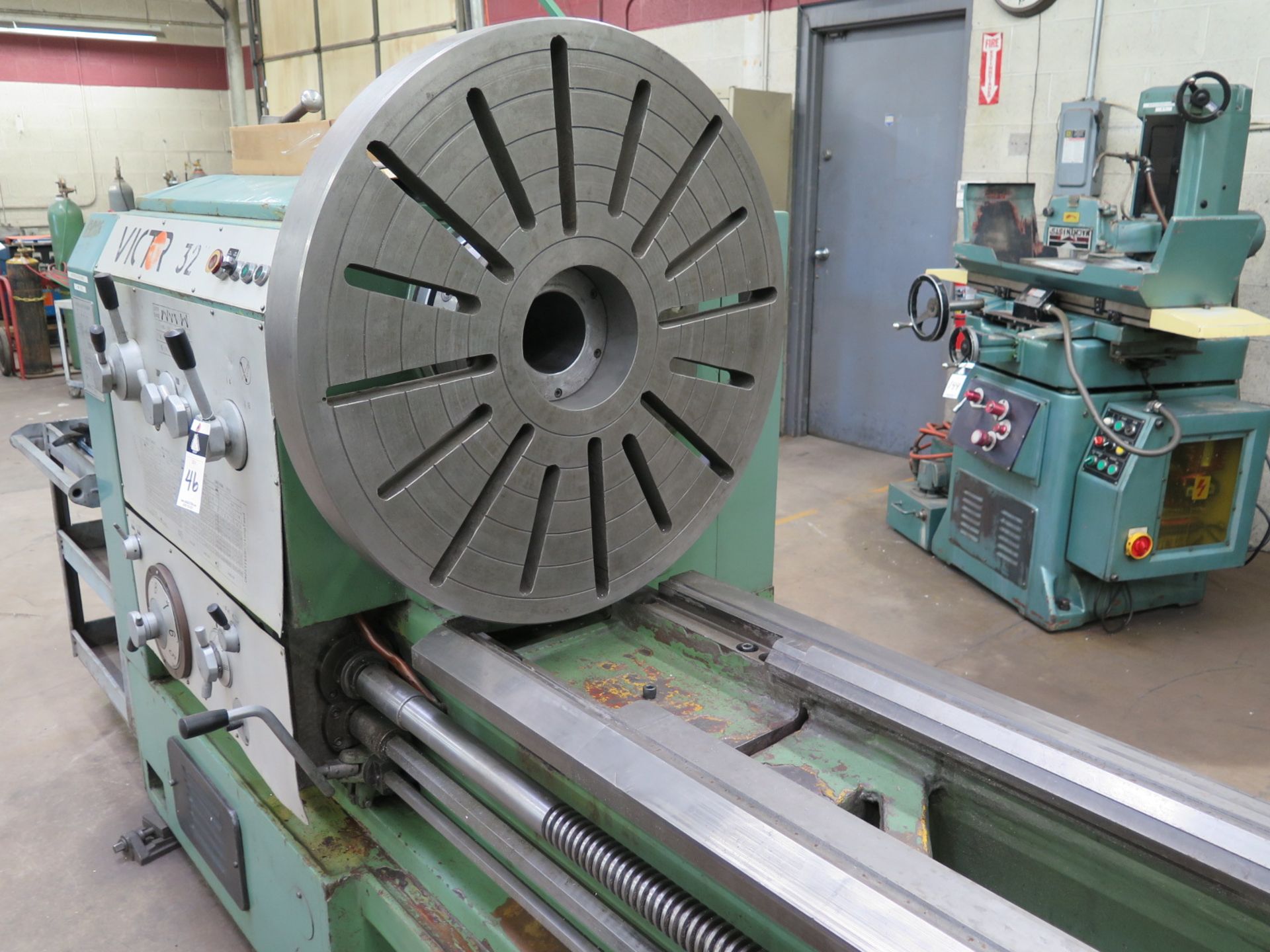 Victor mdl. 32120HD 32â€ x 120â€ Geared Head Gap Bed Lathe s/n C38 w/ 16-900 RPM, Inch/mm - Image 5 of 7